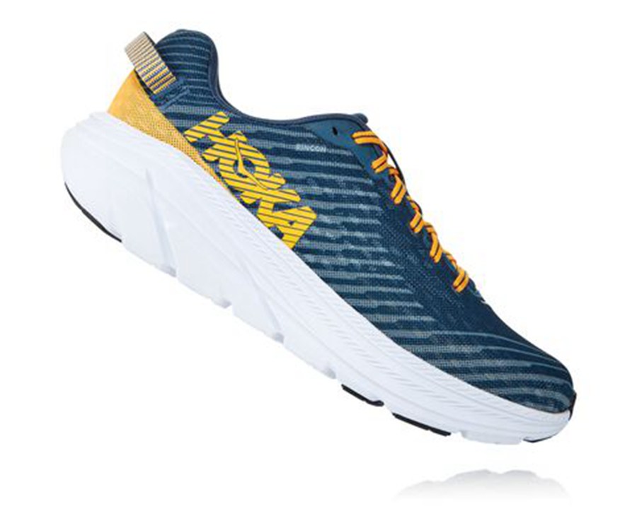 Hoka Australia One One Rincon - Mens Running Shoes Navy/White - UZISR-6581